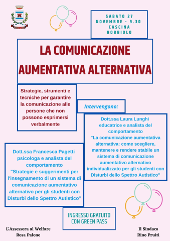 Autismo - La comunicazione aumentativa alternativa - Comune di Buccinasco