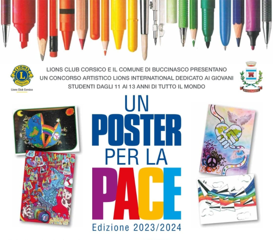 Buccinasco, Concorso “Un poster per la pace” con i Lions