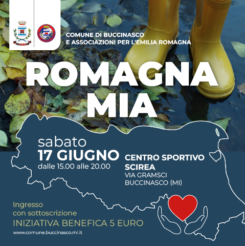 “Romagna mia”, solidarietà con sport e associazioni di Buccinasco