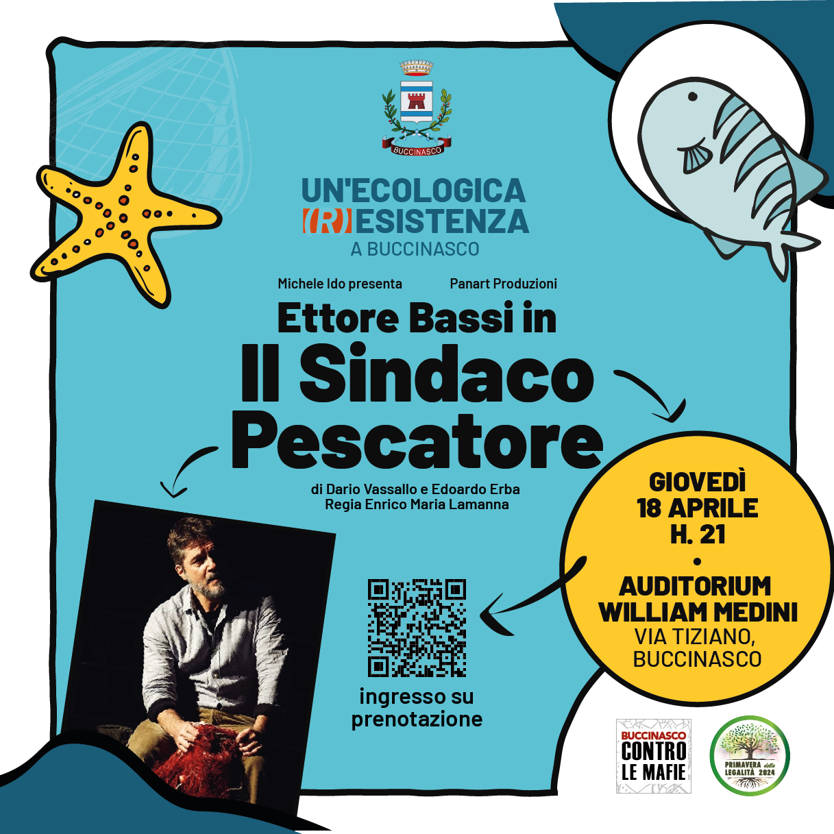 A Buccinasco Ettore Bassi è “Il sindaco pescatore”