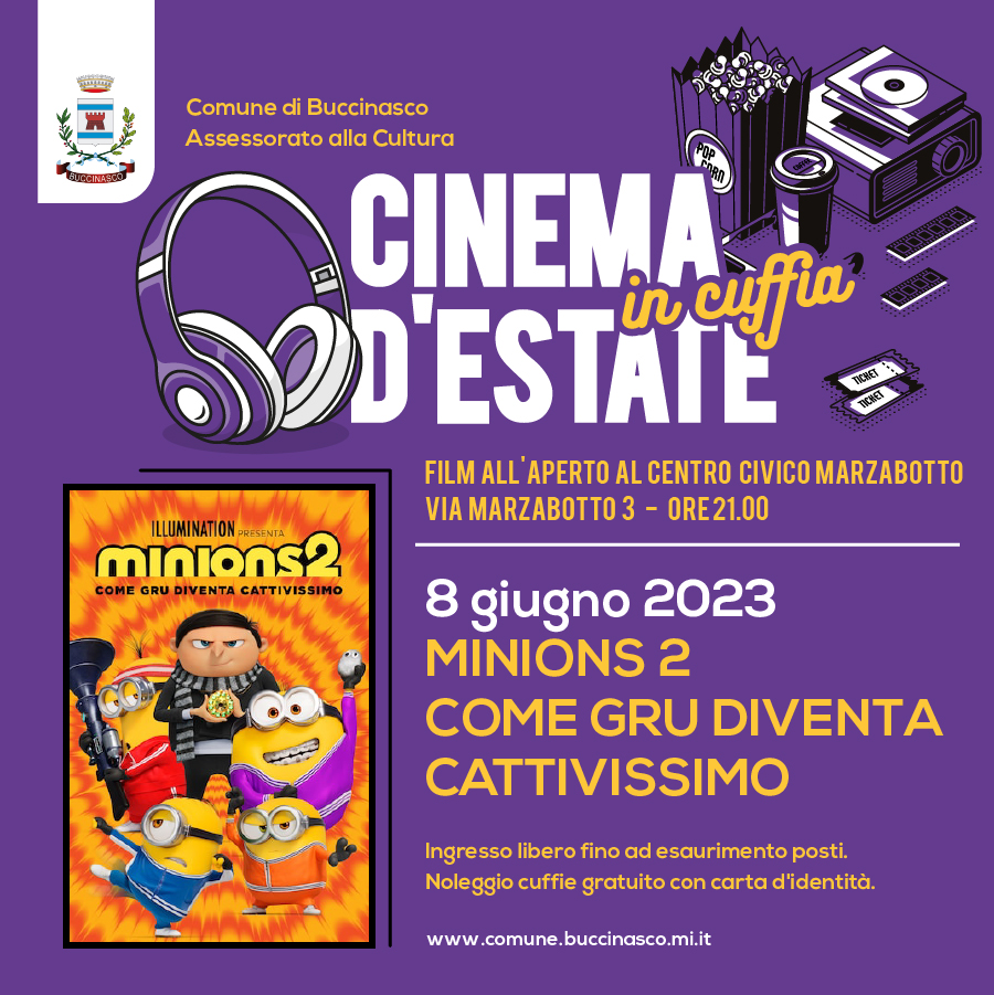 A Buccinasco arriva il cinema all’aperto in cuffia