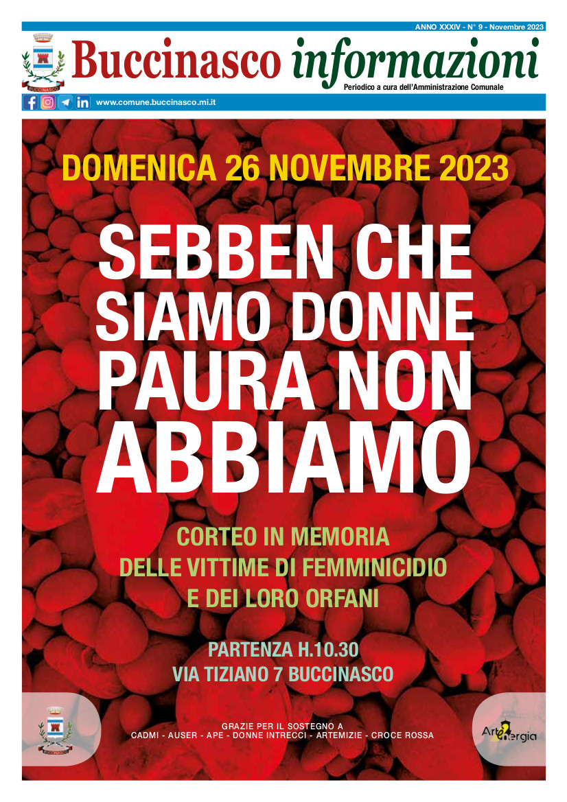 Buccinasco Informazioni novembre 2023