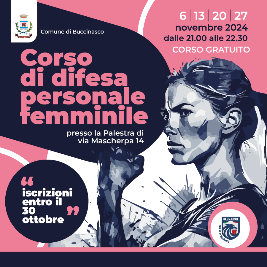 Nuovo corso di difesa personale femminile a Buccinasco