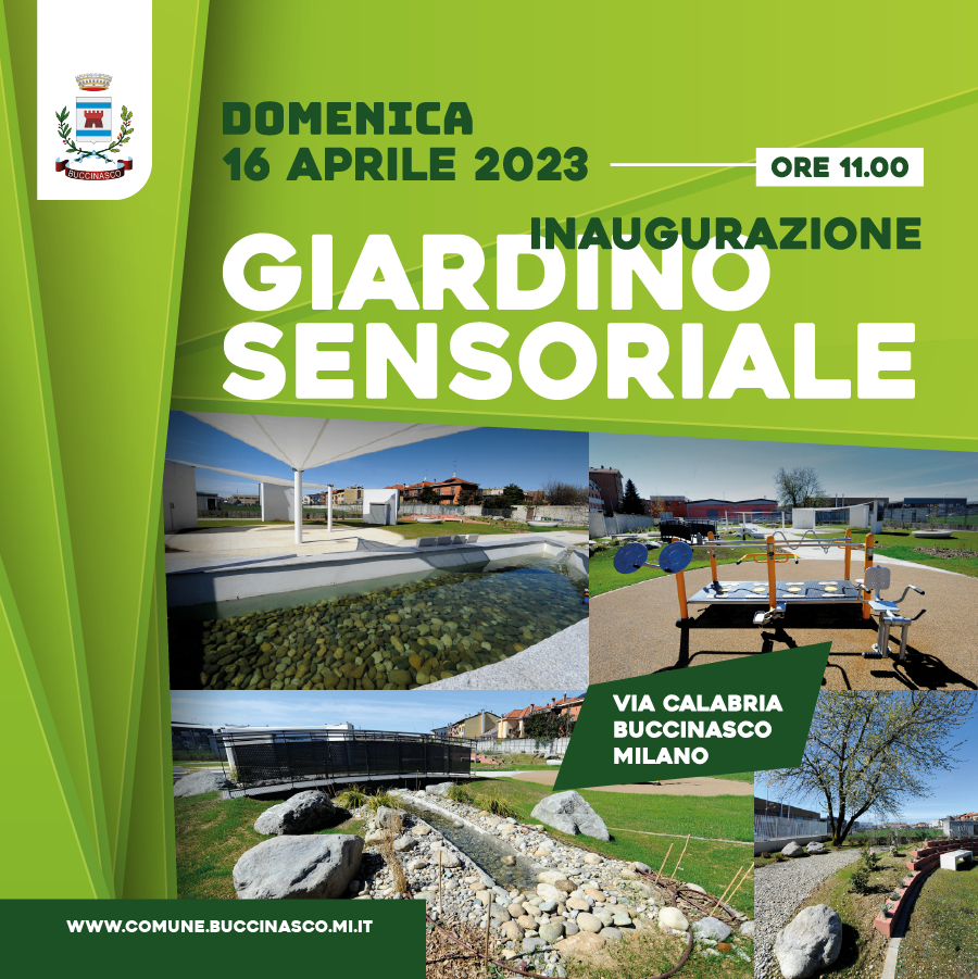 Armonia e relax a Buccinasco, apre il “Giardino sensoriale”