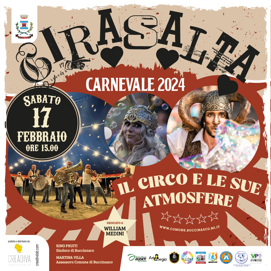 Girasalta, grande festa di Carnevale a Buccinasco