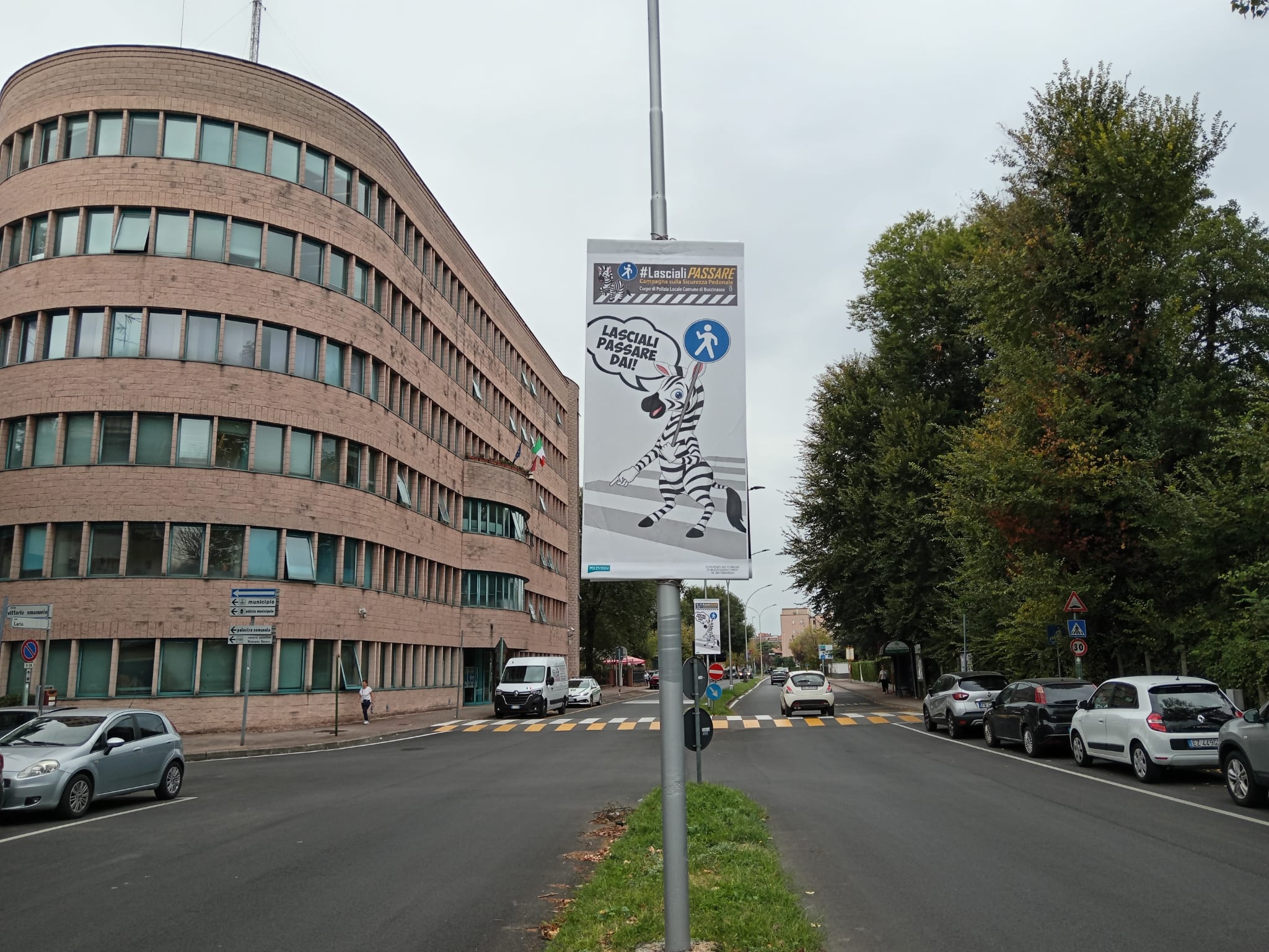 Campagne per la sicurezza di pedoni e ciclisti in occasione dei 60 anni della Polizia locale di Buccinasco 