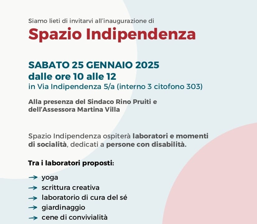 Buccinasco, apre lo "Spazio Indipendenza" per le persone con disabilità