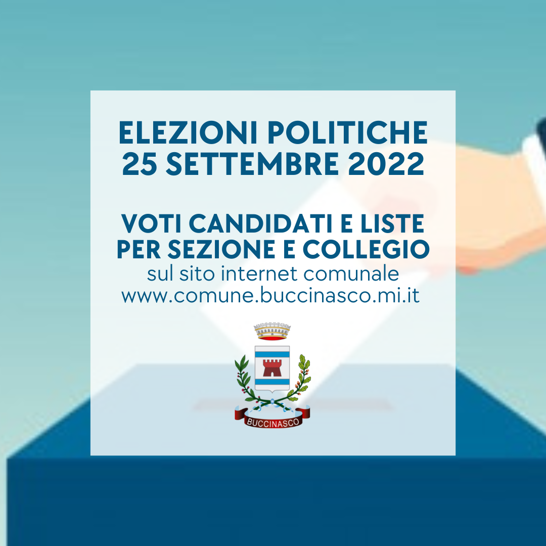 Buccinasco, risultati elezioni politiche 2022 