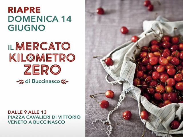 Buccinasco, domenica 14 giugno torna il mercato agricolo