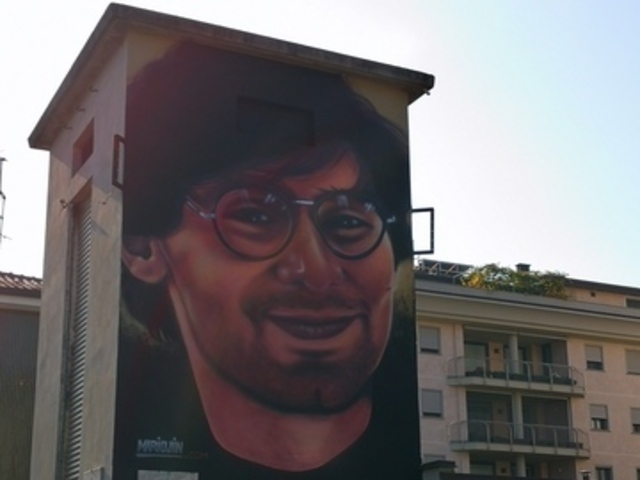 Buccinasco, Inaugurazione murale a Giancarlo Siani - il video 