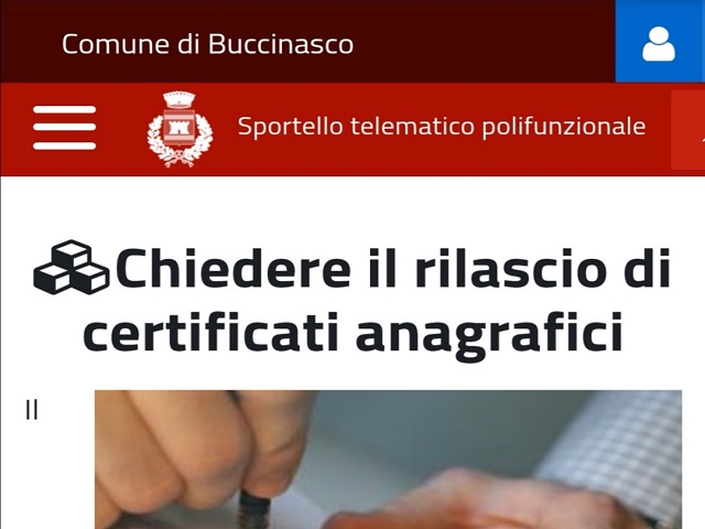 Buccinasco, l’Ufficio Anagrafe anche On Line!